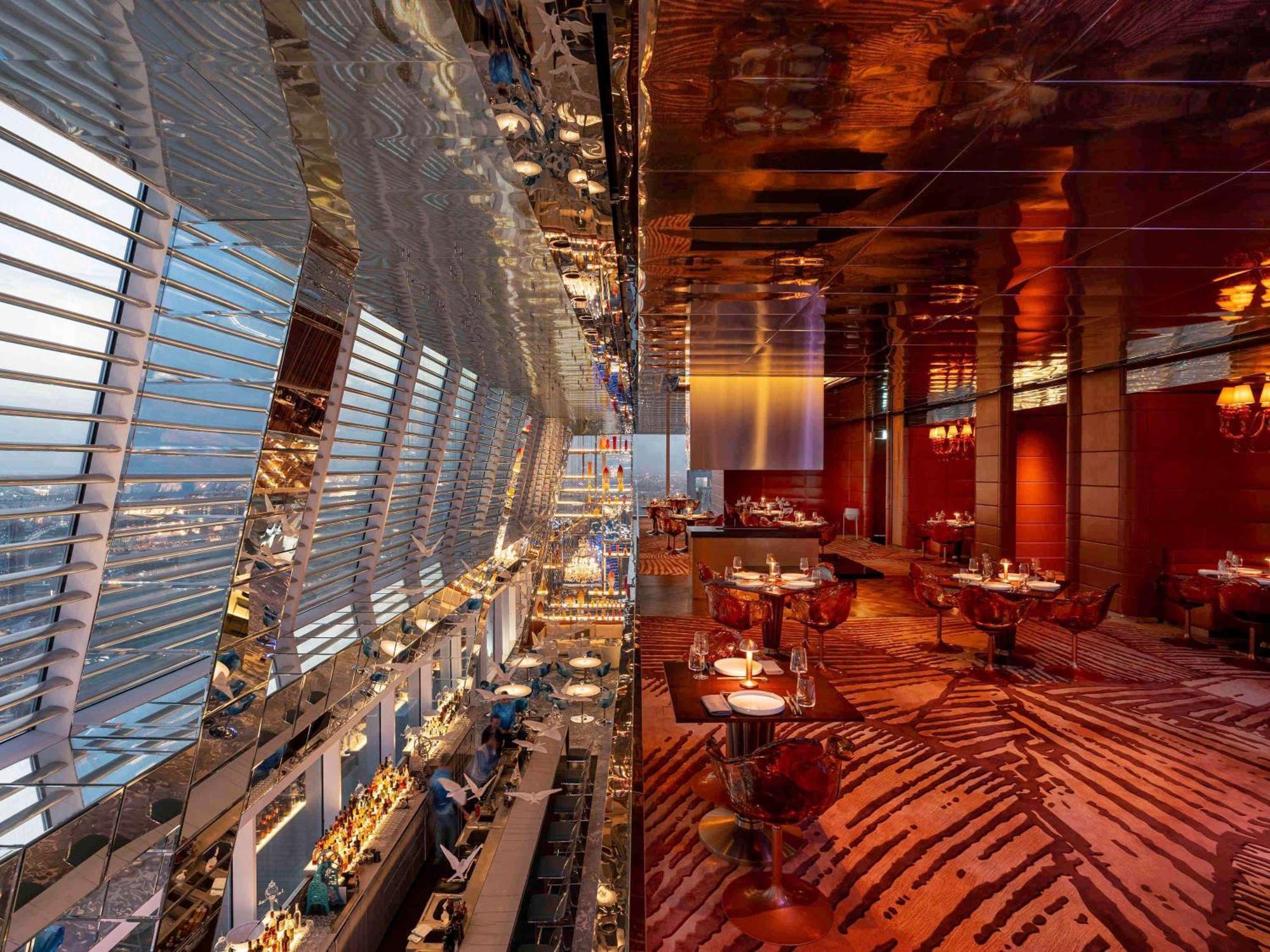 Fairmont Doha Hotel Lusail Екстериор снимка The interior of the restaurant