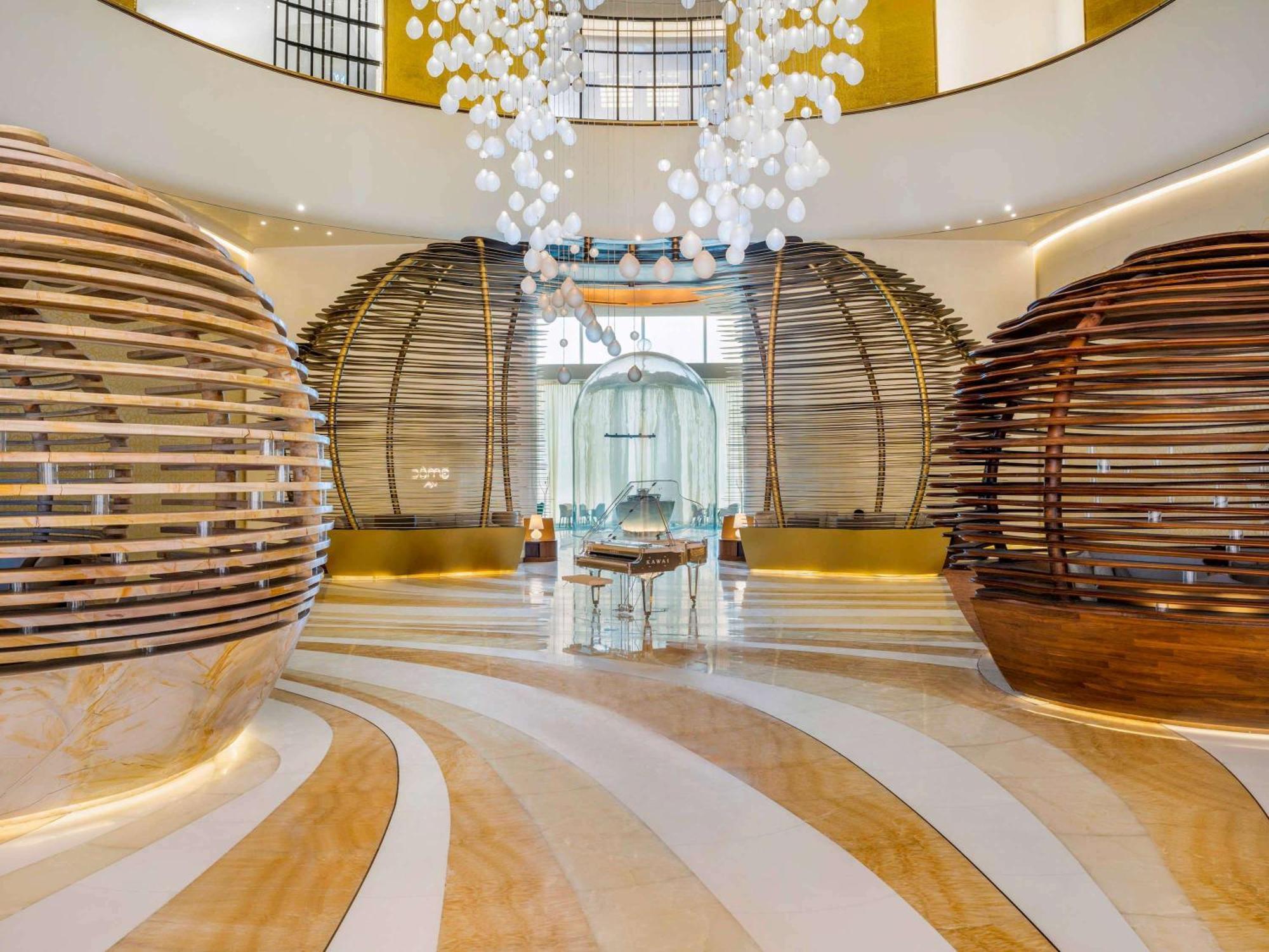 Fairmont Doha Hotel Lusail Екстериор снимка The interior of the hotel